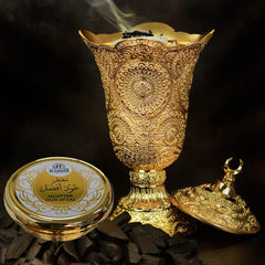 Hamidi Afzal Muattar 100% Pure Oriental Oud Bakhoor 40 Grams Long Lasting Smoke-Free Aroma Refreshing Beauty of Nature