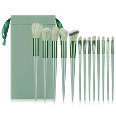 Makeup Brushes 13 Pcs Makeup Kit,Foundation Brush Eyeshadow Brush Make up Brushes Set (Green, 13 Piece Set)