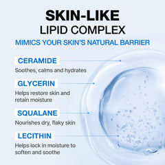 Physiogel Face and Body Lotion, Korean skin care, Provides 72 hrs of Hydration for Dry Sensitive Skin, Fragrance-Free, Non-Comedogenic, Dermatologist-Tested, Ceramide, Squalane.