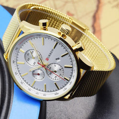Curren Casual Watch For Men Analog Leather - 8227