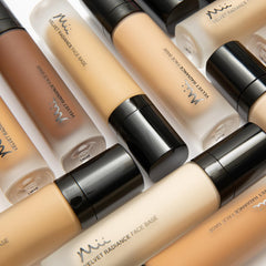 Mii Cosmetics UK. Hydrating & Moisturizing Skin Foundation. For Oily Dry Skin. Soft Matte Finish, Truly 03