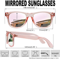 KANASTAL Polarized Sunglasses Men, Fashion Square Sun Glasses Women, Classic Shades for Womens, Driving Fishing Outdoor 100% UV400 Protection