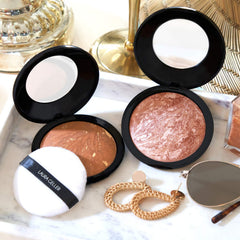 LAURA GELLER NEW YORK Baked Face & Body Frosting, Glow Bronzer Powder 80mm, Tahitian Glow