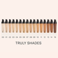 Mii Cosmetics UK. Hydrating & Moisturizing Skin Foundation. For Oily & Dry Skin. Soft Matte Finish, Truly 10