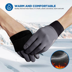 SIMARI Winter Gloves Men Women Touch Screen Glove Cold Weather Warm Gloves Freezer Work Gloves Suit for Running Driving Cycling Working Hiking 102 - Lunar Rock