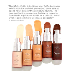 PUR 4-in-1 Love Your Selfie Longwear Foundation & Concealer - TN3, 30ml