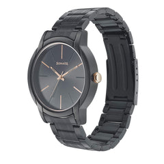 Sonata Beyond Gold Analog Black Dial Men's Watch-NN77031KM04/NP77031KM04