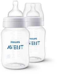 Avent Philips 260ml Classic Plus Feeding Bottle (Twin Pack)