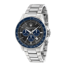 Maserati Sfida Men's Watch Limited Edition Chronograph Analogue - R8873640018, silver, 44mm, Bracelet