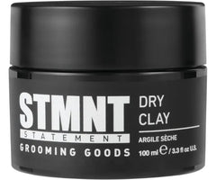 STMNT Grooming Goods Dry Clay Extra Matte Finish | Super Strong Control | Easy to Wash Out, 3.38 Ounce (Pack of 1)