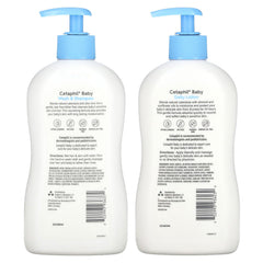 Cetaphil Baby Wash & Shampoo Plus Body Lotion, Healthy Skin Essentials, Head to Toe Hydration for up to 24 Hours, for Delicate, Sensitive Skin, 2 Count (Pack of 1)