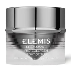 ELEMIS ULTRA SMART Pro-Collagen Night Genius Powerful Anti-Wrinkle Rich Recovery Cream Replenishes, Rejuvenates, and Firms Skin Overnight .