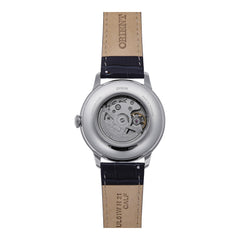 Orient Bambino Version 9 Stainless Steel Automatic Dress Watch with Weekly Calendar - Midnight Blue