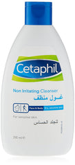Cetaphil Non Irritating Cleanser, Face & Body Wash for Men & Women, Normal to Dry and Sensitive Skin, Unscented, 200 ml