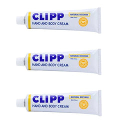 Clipp Universal Hand Cream Alluminum Tube 62 Grams - Pack of 3 - Made in Lebanon