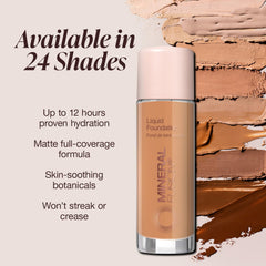 Mineral Fusion Liquid Foundation, Warm 3, 1 Fl Ounce