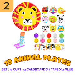 Mumfactory Art & Craft Supplies for Kids – Stickers Toys – Kids Games– Giveaways for Kids – Craft Kit - Birthday Gifts for Girls & Boys – Learning Toys – Set of 5 Toys
