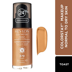 Revlon Colorstay Liquid Foundation Combination/Oily Skin, SPF 15, Toast, 30ml