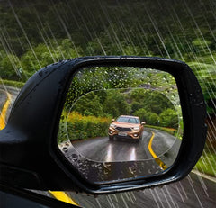 HLARTNET HLAA 6 Pieces Car Rearview Mirror Film, Rainproof Waterproof Car Mirror Protector Side Mirror Rain Guard Mirror Aid Anti Fog Nano Coating Car Film for Cars Trucks Bus