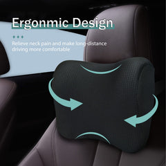 Super Fit Car Headrest Pillow, Car Pillow for Driving with Adjustable Strap