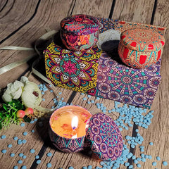 Unzip a WONDER ONE Scented candles Gift set for Women | Aromatherapy Soy Wax Portable Travel Tin Candles with Stress Relief | Pack of 4| Perfect for Birthday, Weddings and Yoga ,