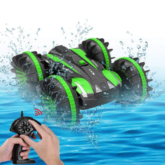 Seckton Amphibious RC Car for Kids Toys for 6-10 Year Old Boys 2.4 GHz Remote Control Boat Waterproof RC Monster Truck 4WD Remote Control Vehicle Gifts All Terrain Water Snow Pool Toy