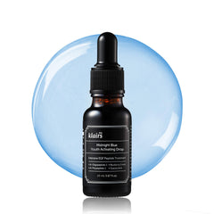 DearKlairs Midnight Blue Youth Activating Drop, 20 ml | Dual EGF, Peptides, Guaiazulene Adenosine, Night Serum, Watery, Light Texture