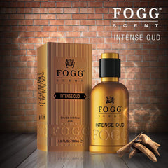 Fogg Long-Lasting Fresh and Soothing Fragrance Intense Oudh Eau De Parfum Scent for men, 100ml
