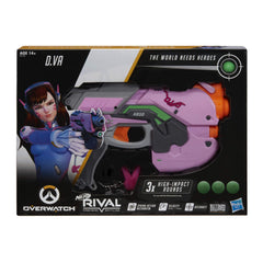 Nerf Overwatch D.Va Rival Blaster with 3 Overwatch Rival Rounds, E3122, Orange Shortcake
