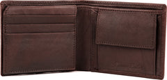 WildHorn® RFID Protected Genuine Leather Wallet & Gift Combo for Men - GIFTBOX001-BROWN
