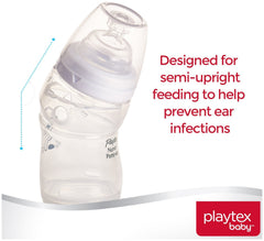 Playtex Baby Nurser Baby Bottle with Drop-Ins Disposable Liners, Closer to Breastfeeding, Gift Set