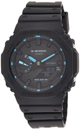 Casio G-Shock Analog-Digital World Time Watch - Black / Blue