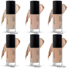 Radiant Professional Natural Fix All Day Matte Cream Foundation - Long Wear High Coverage Face Makeup Foundation With SPF 15 - Oil Free Matte Finish - For All Skin Types-1.01 oz. (3 Beige)