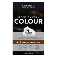 John Frieda 16204 Precision Foam Colour, Dark Natural Brown 4N