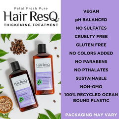 Petal Fresh Hair Resq Color Protection Natural Thickening Biotin Shampoo | For Thinning Hair | Locks In Color & Anti-Breakage | Vegan & Cruelty-Free | 12 Fl Oz, 355 Ml