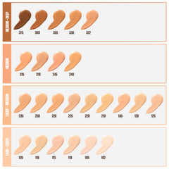 Maybelline New York Fit Me Dewy + Smooth Foundation Makeup, Warm Honey, 1 Fl. Oz (Pack of 1)
