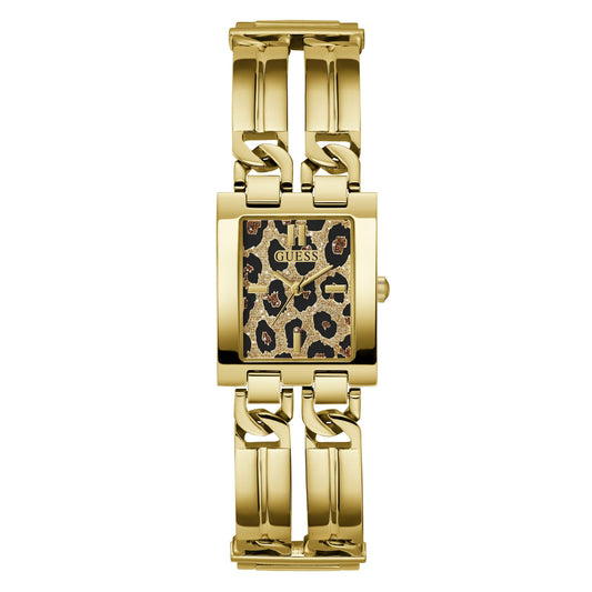 Guess MOD ID GW0807L2 Women's Watch Stainless Steel Gold, Gold-animal