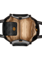 GUESS Womens Izzy Two Compartment Mini Tote Handbag