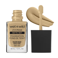 Wet n Wild Photo Focus Foundation, 1 oz/30 ml, Golden Beige