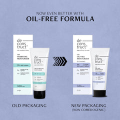 Deconstruct NMF Hydrating Face Moisturizer| 3% NMF Complex |Oil Free Non-Comedogenic Lightweight Gel Moisturizer| For Oily to Combination Skin | 50 gm