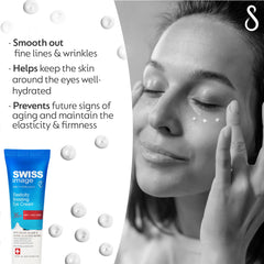 Swiss Image Anti Age Eye Cream 15 ml, Under Eye Cream for Dark Circles, Fine Lines & Puffiness| Anti-wrinkle Eye Cream| Collagen Boosting Eye Cream| Ophthalmologically Tested