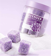 Lavender Oil Body Scrub, Organic Exfoliator for Soft Skin, Deep Cleanse, Moisturizing Dead Sea Salt Scrub for Acne, Cellulite, Scars, and Ingrown Hairs, Natural Face & Body Exfoliator for Women