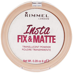 Rimmel Insta Fix & Matte Pressed Powder, Translucent, 8g