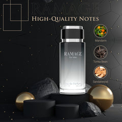 Regal Fragrances Mens Cologne Ramage Earthy, Woody Tonka Bean and Sandalwood Scent (100 ML)