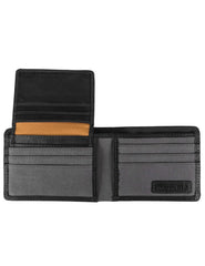 Timberland PRO mens Leather RFID Wallet With Removable Flip Pocket Card Carrier Wallet - Black/Brandy