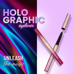 Swiss Beauty Holographic Shimmery Eyeliner | Waterproof, Smudge proof, Long lasting eyeliner with easy application | Shade- Nebula, 0.2g