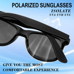 KANASTAL Polarized Sunglasses Men, Fashion Square Sun Glasses Women, Classic Shades for Womens, Driving Fishing Outdoor 100% UV400 Protection