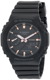 Casio G-Shock Analog-Digital World Time Watch - Black / Gold