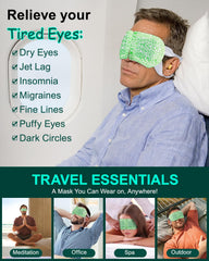 BeMyLady 16Pcs Heated Eye Masks for Dry Eyes Self Heating Eye Mask Relief Eye Fatigue Hot Sleep Masks Heated Eye masks for sleeping,Dry Eyes,Travel Essentials,Bedroom Accessories,Idea Gifts(Unscented)