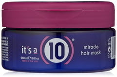 It’s a 10 Haircare Miracle Hair Mask | 240ml, Deep Conditioning Treatment for Dry, Damaged & Color-Treated Hair, Restores Moisture, Softens, Smooths, Reduces Frizz, Enhances Shine & Color Vibrance